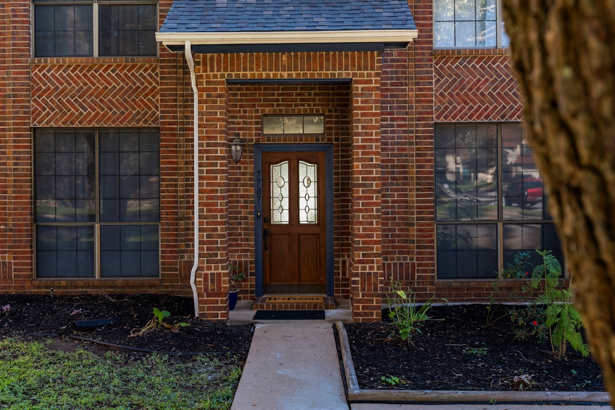 Welcoming doorway