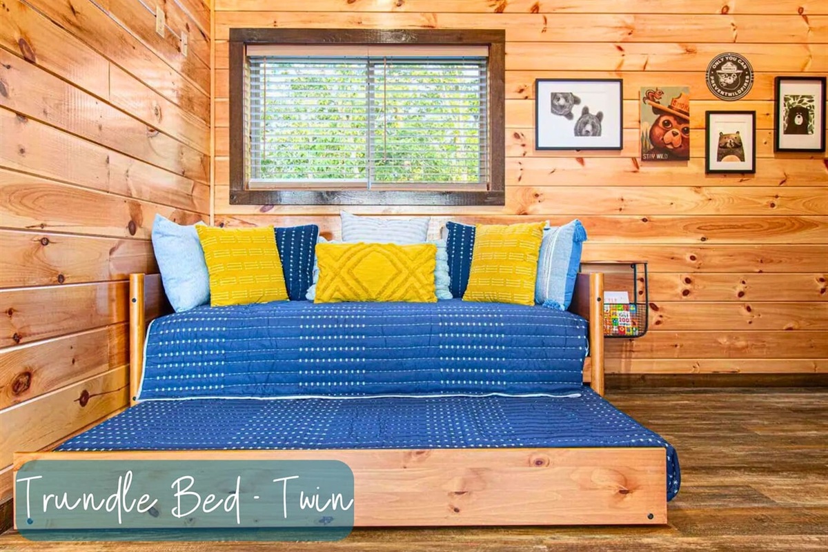 Trundle Bed with Twin-Size Mattress