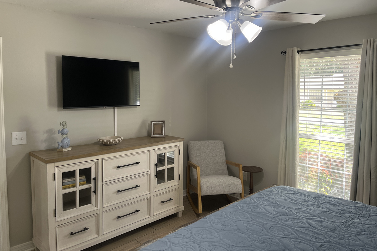 Smart tv in the master bedroom