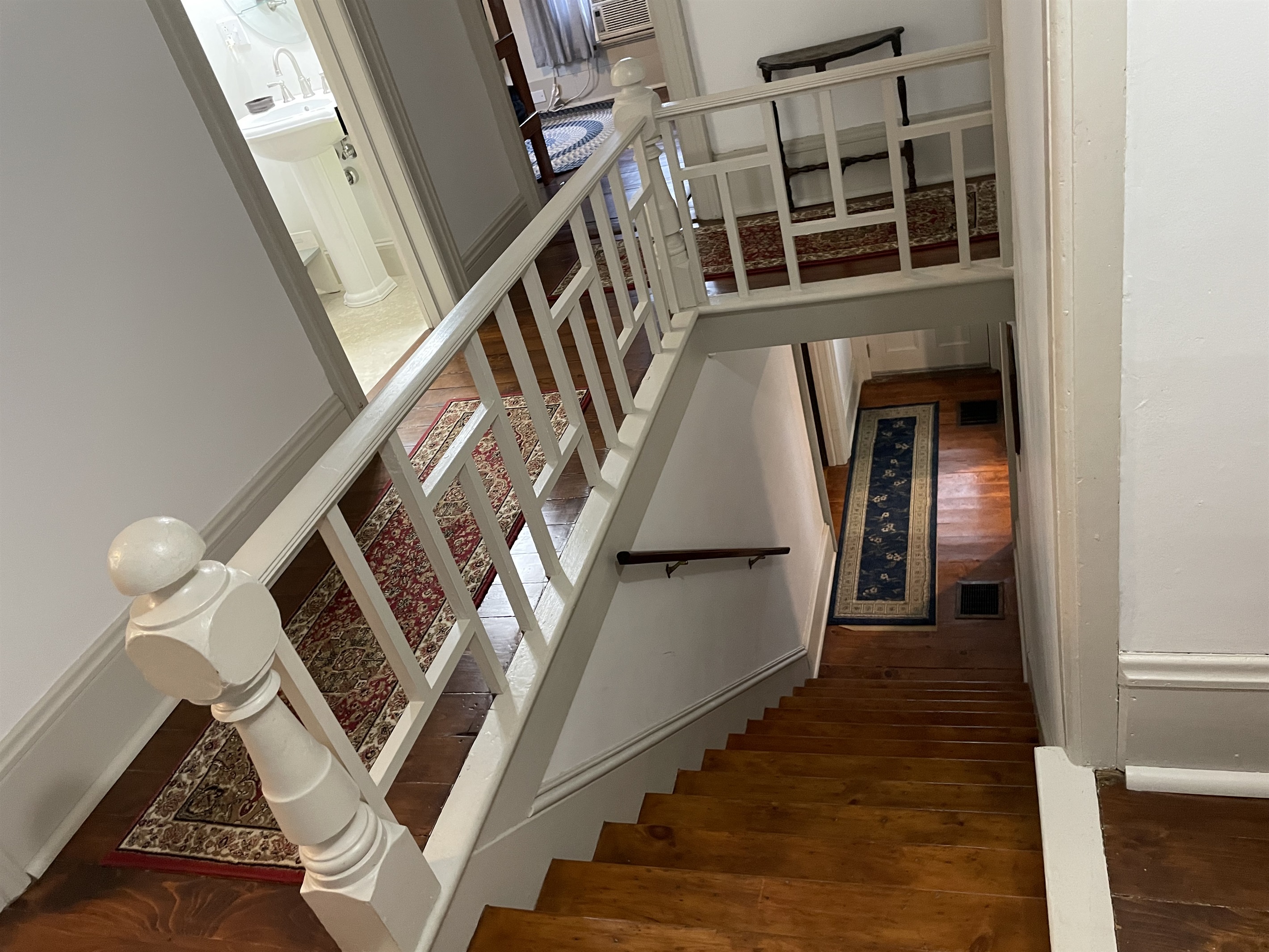 2nd floor landing at top of stairs