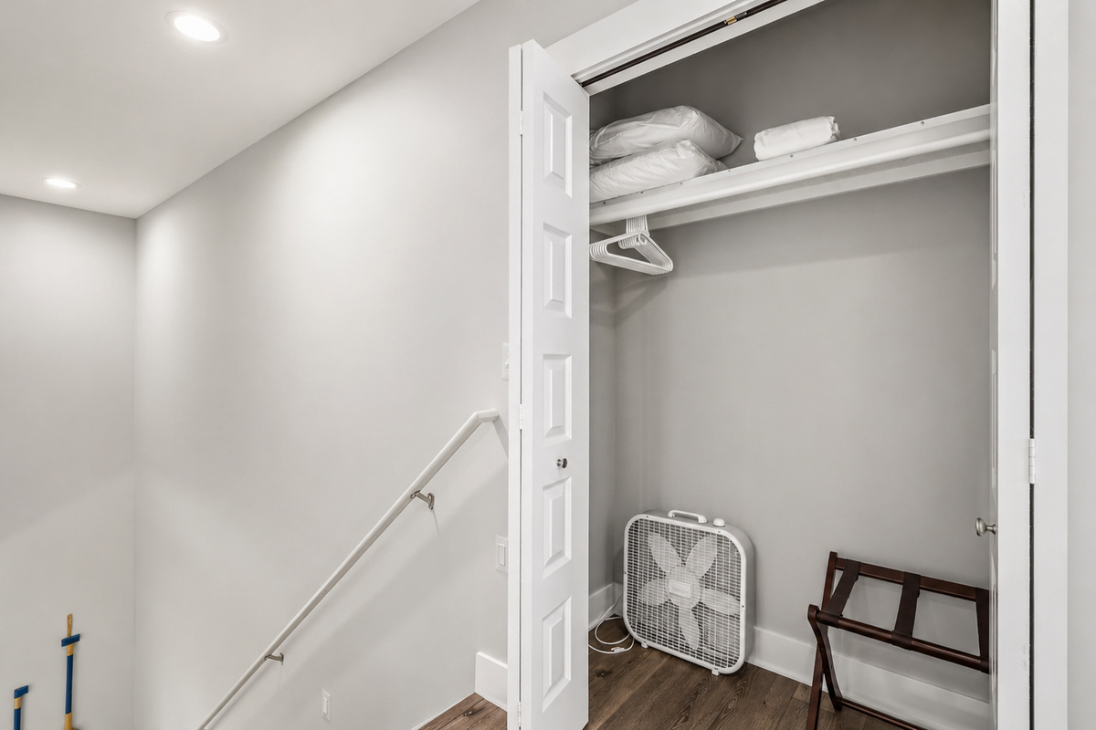 Head upstairs to discover even more space to relax, including two additional bedrooms, a cozy second living room with a sofa bed, and a private veranda overlooking beautiful Lake St. Clair. Continue to the third floor to find another inviting bedroom, offe