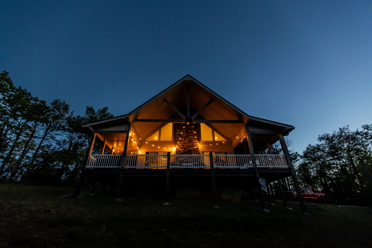 Beautiful view as the sun goes down