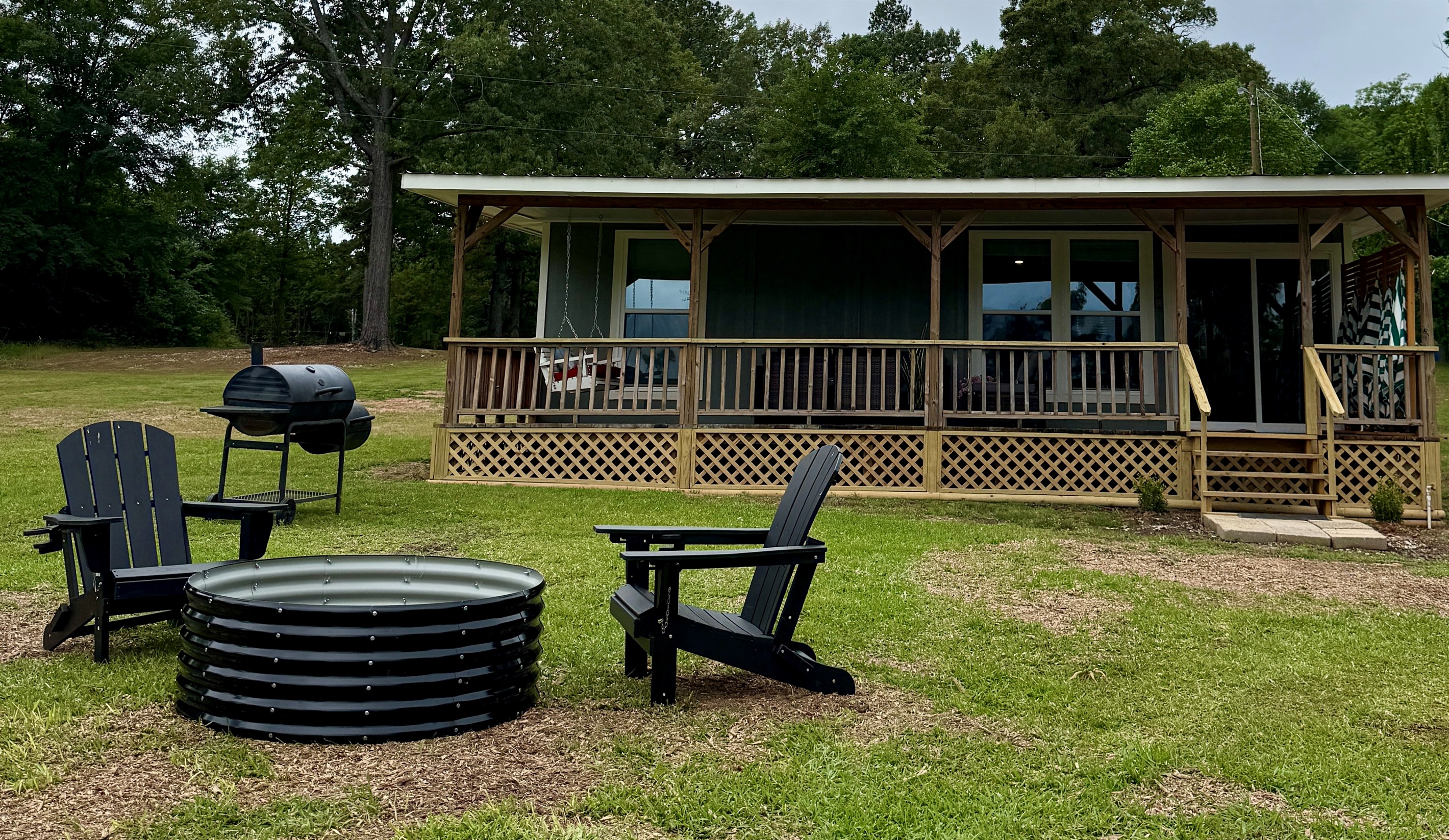 Wood burning fire pit & Charcoal BBQ pit 