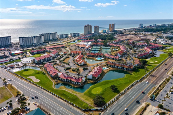 Resort aerial view