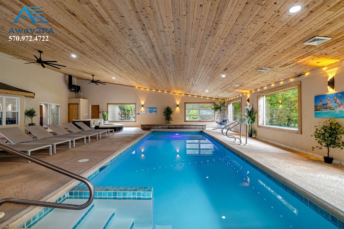 Cozy Indoor Pool Setting