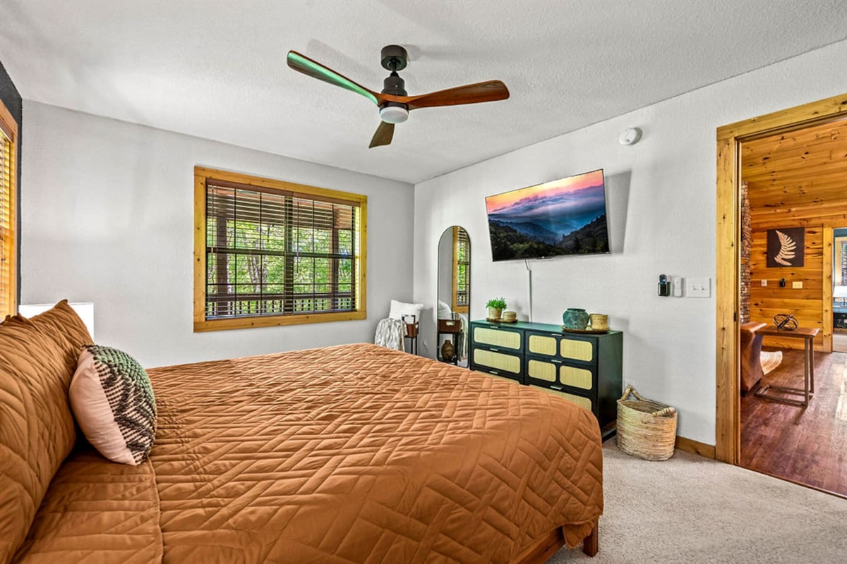 Main floor king bedroom