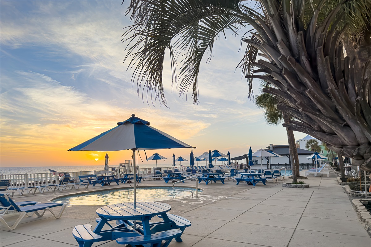 Enjoy through three pools in total. Two full-size pools, one seasonally heated year-round and a kiddie pool sure to please everyone in your party.