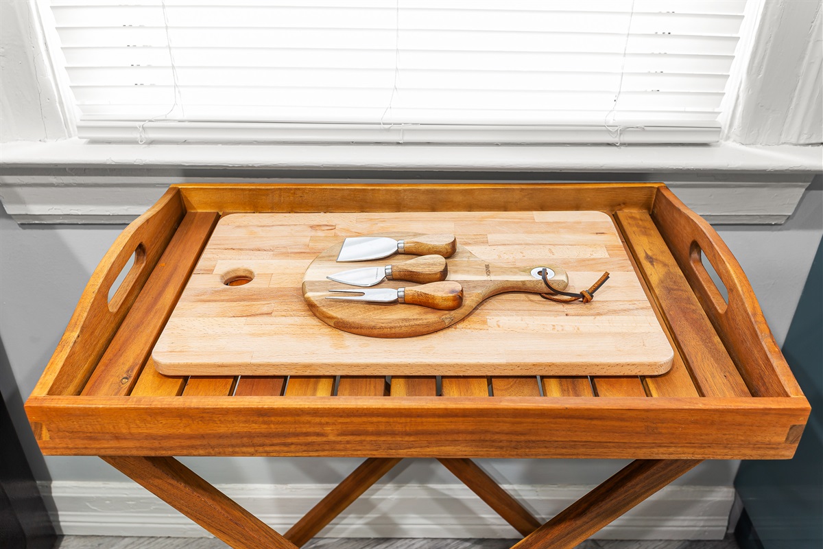 Cheese board in the kitchen