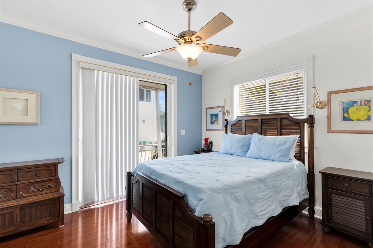 Guest bedroom with private patio
