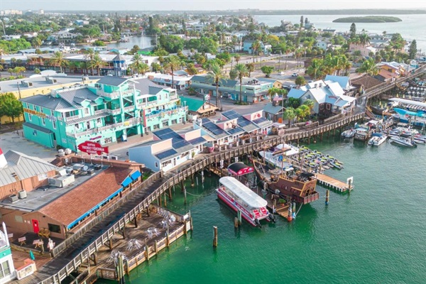 Nearby, famous and lively John's Pass Village & Boardwalk