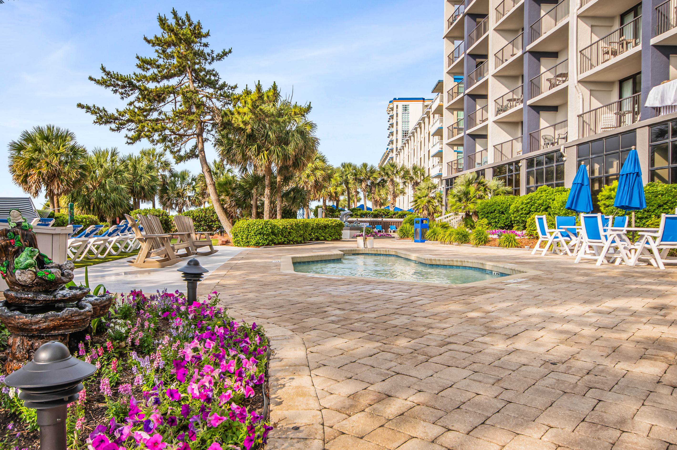2 large heated swimming pools and 1 heated baby pool for your a relaxing and fun vacation!