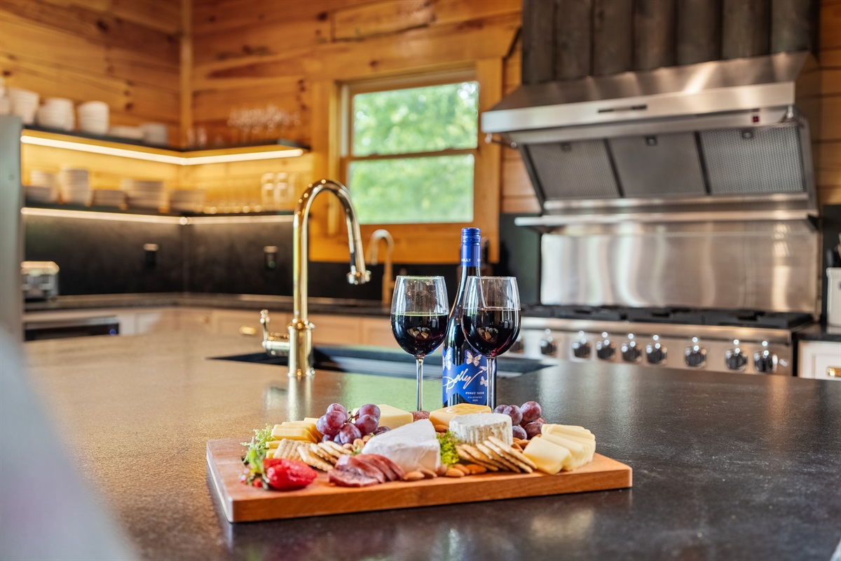 Sleek and elegant design blended with modern appliances.