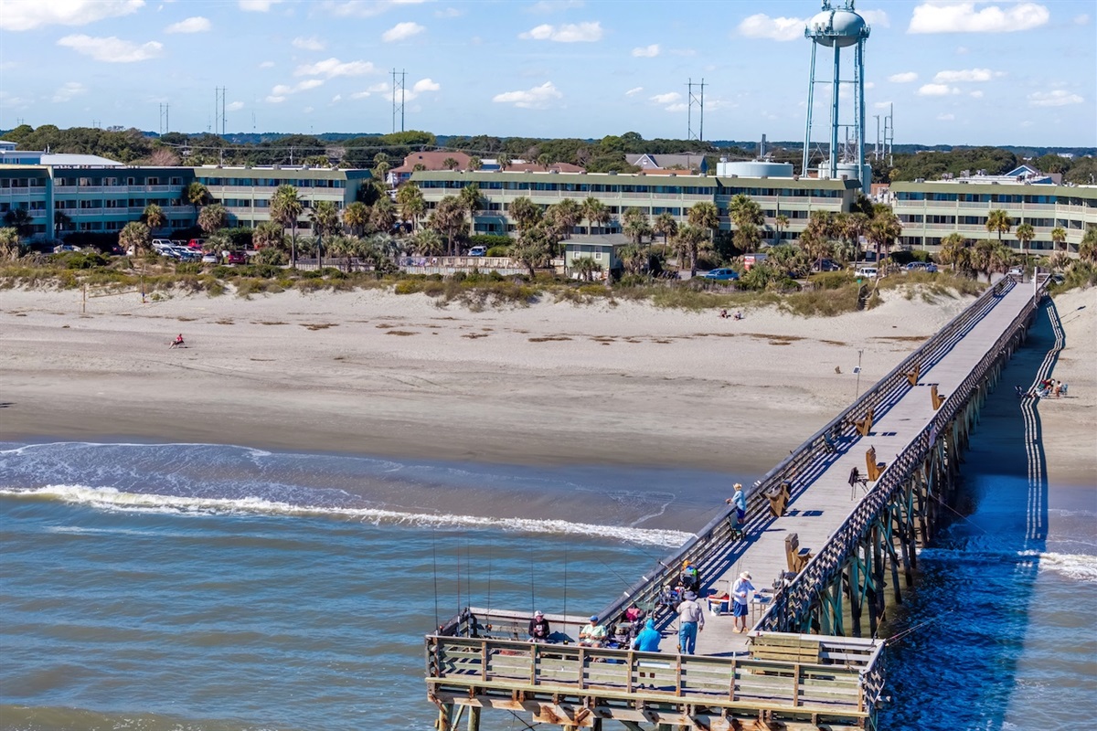 private pier for sea cabins | Susu's Sea Cabin | 238C 1300 Ocean Blvd | Isle of Palms, SC | IOP Escapes