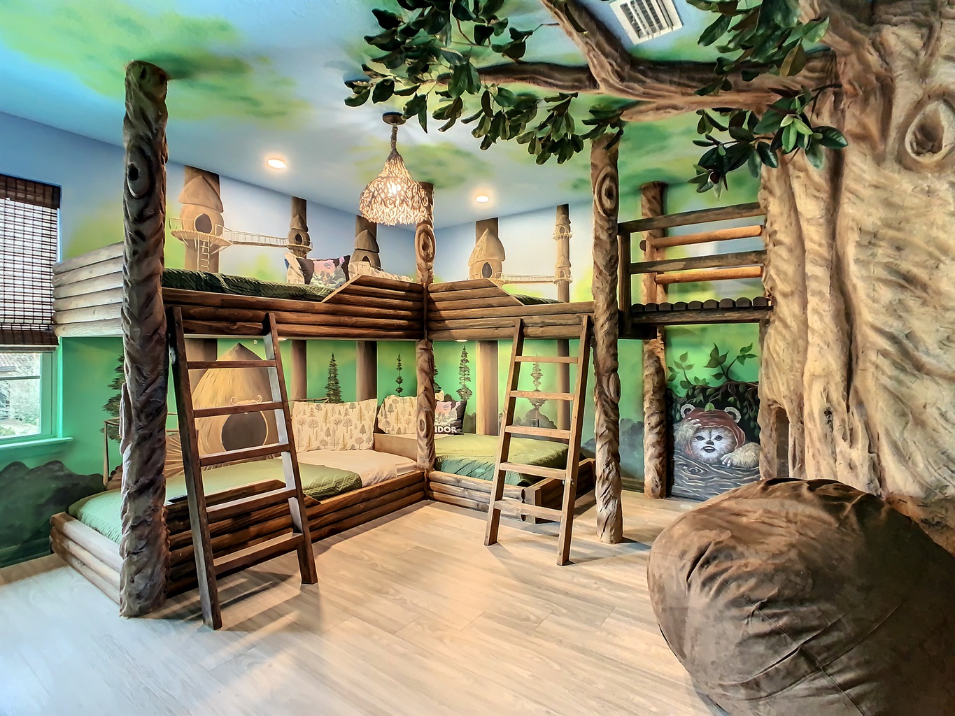 Themed Bedrooms-This One Ewok Village