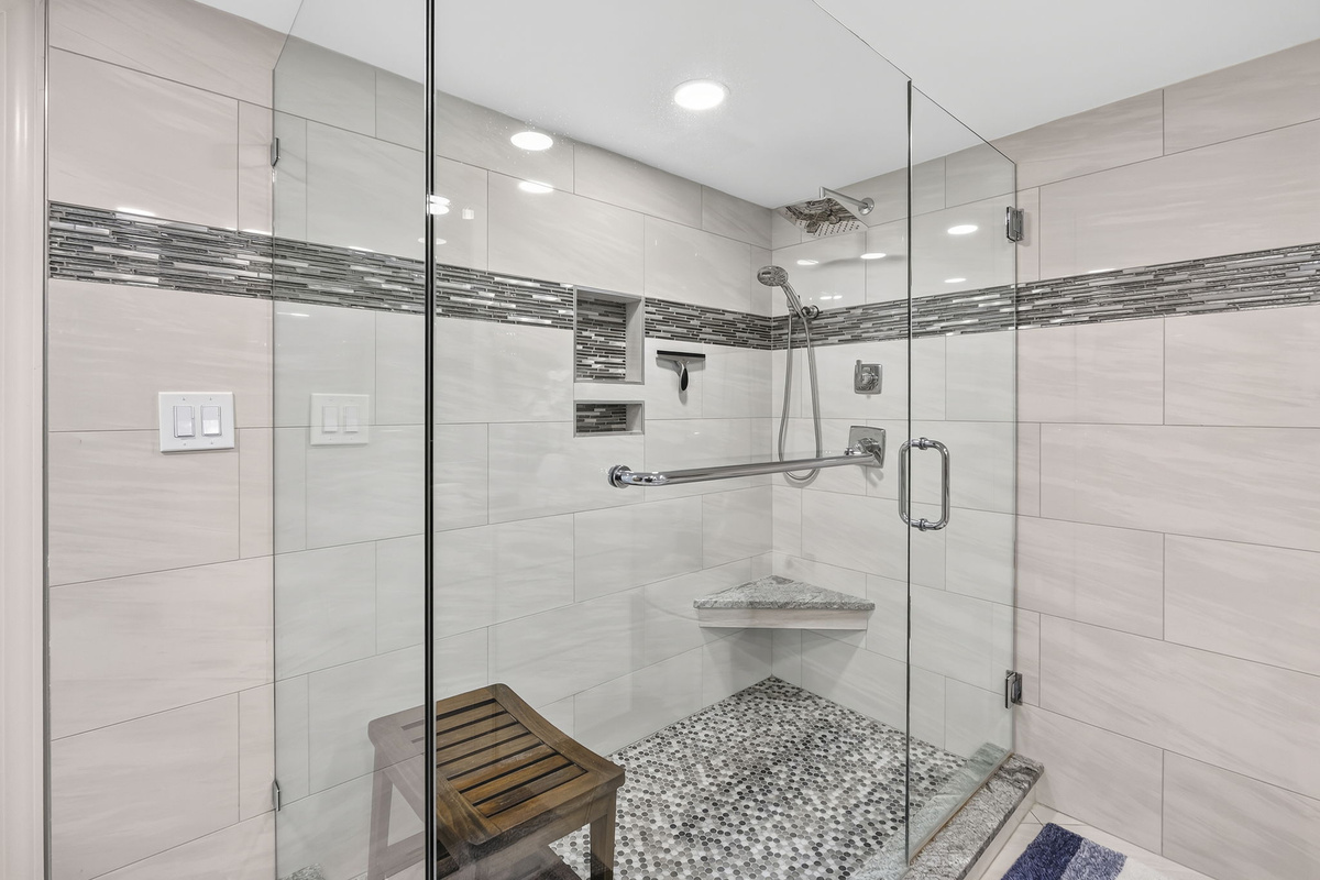 Guest Bathroom with walk in shower