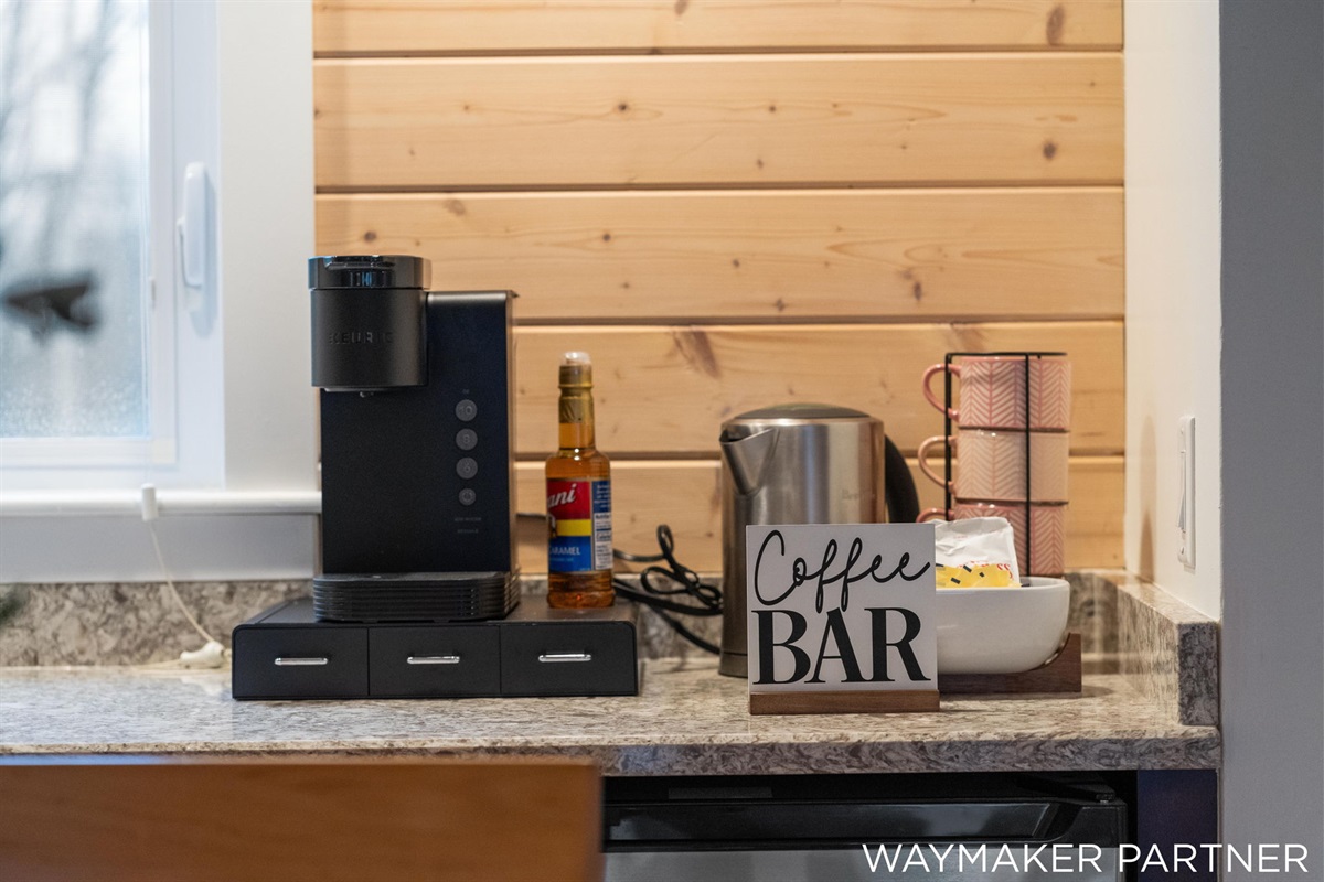 Coffee/hot chocolate bar #2 on the second floor