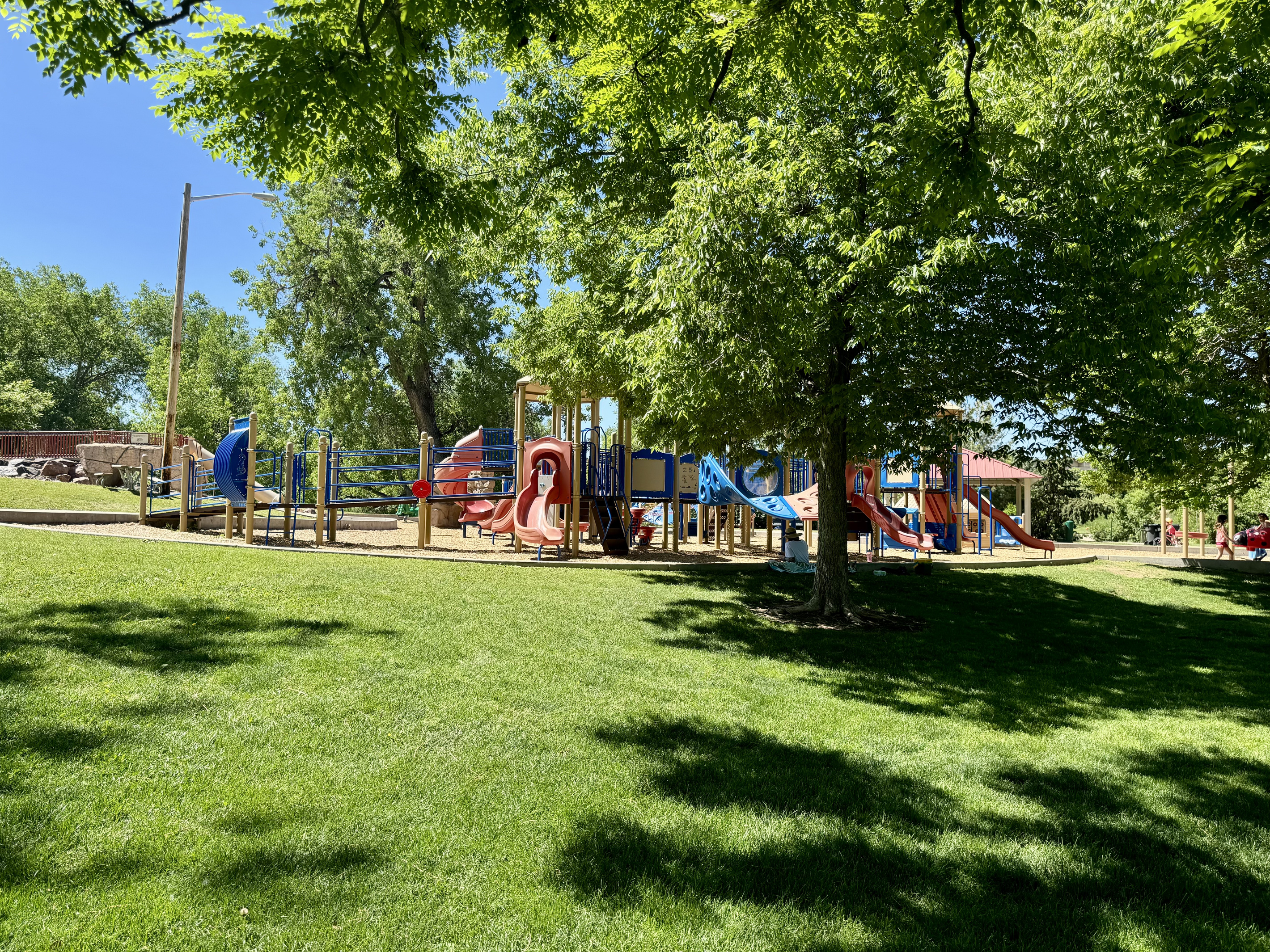 Playground at DeKoevend Park across the street from our neighborhood and within walking distance