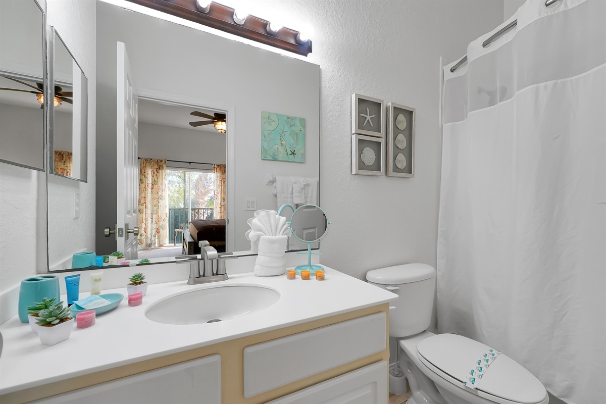 Master bedroom ensuite with bathtub