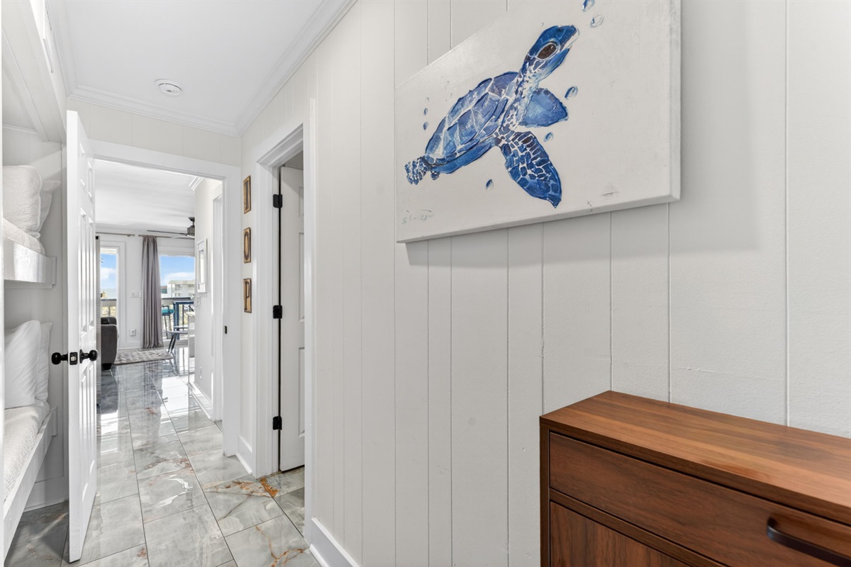 Entryway | Coastal Calm | Sea Cabins 310A, Isle of Palms, SC | IOP Escapes