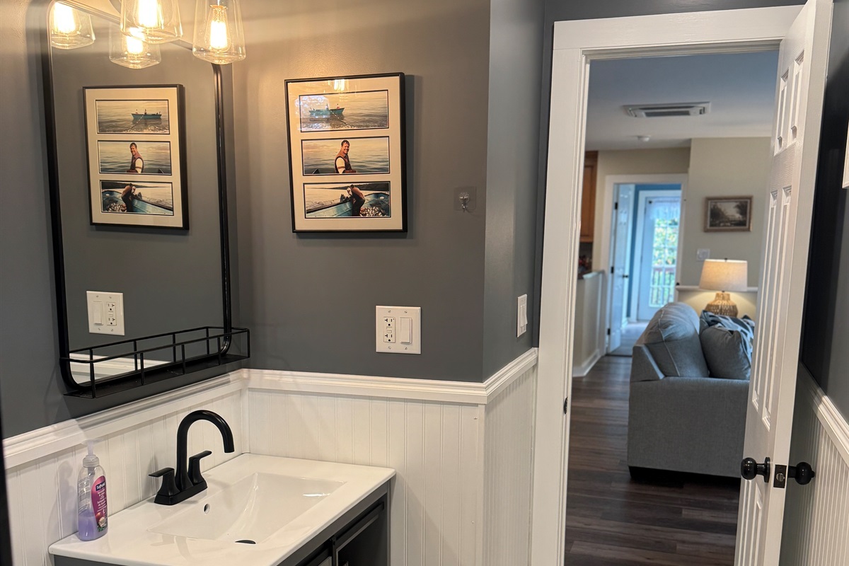 1st floor bath off living room