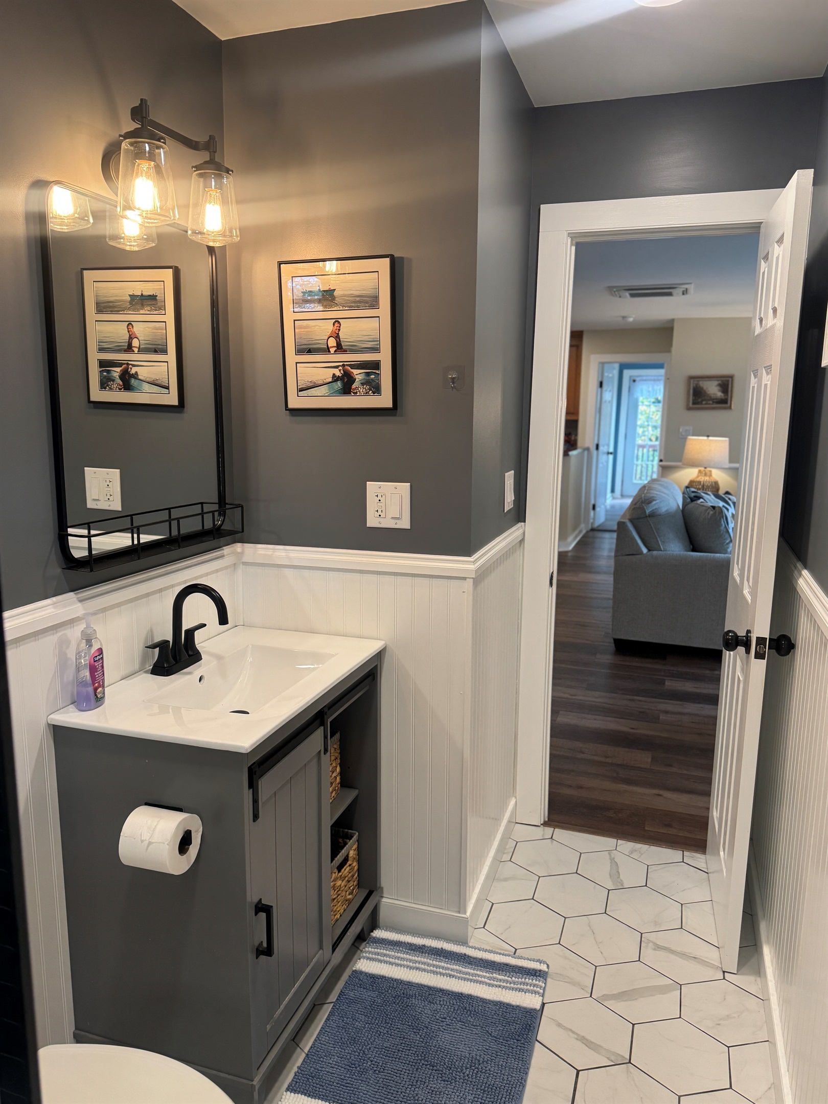 1st floor bath off living room