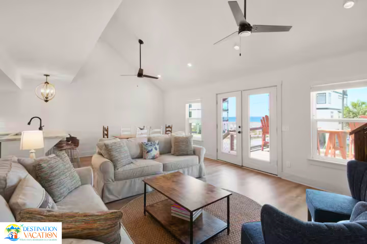 Spacious living area designed for relaxing and reconnecting.