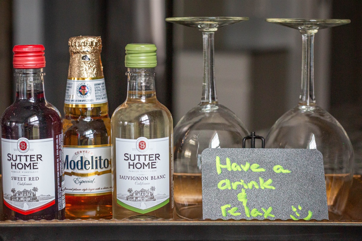 Have an adult beverage on us.