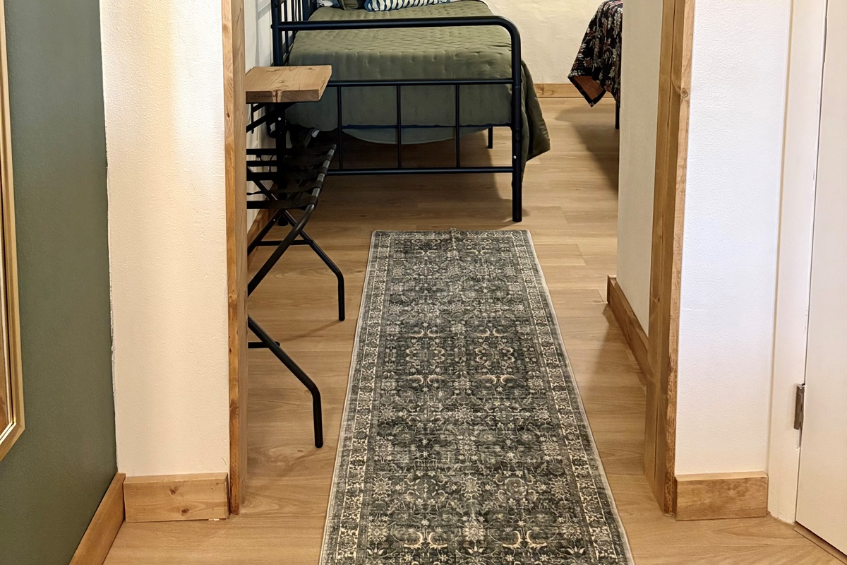 Small hall to second bedroom