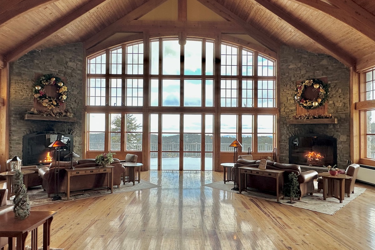 The best part about Soaring Eagle is "The Hearth Room" w/ two large fireplaces.