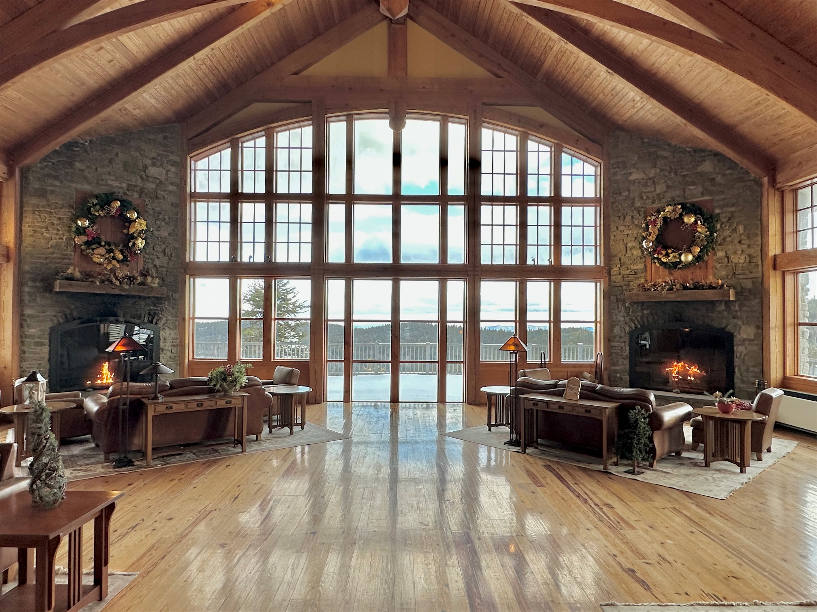 The best part about Soaring Eagle is "The Hearth Room" w/ two large fireplaces.