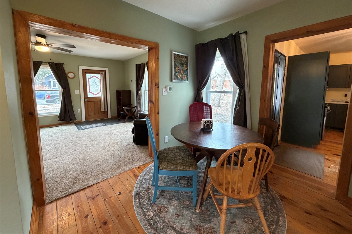 Enjoy the fun little dining area!