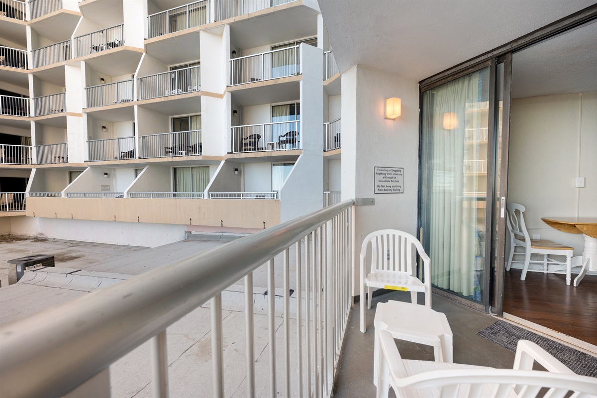 Amazing View from the Balcony!