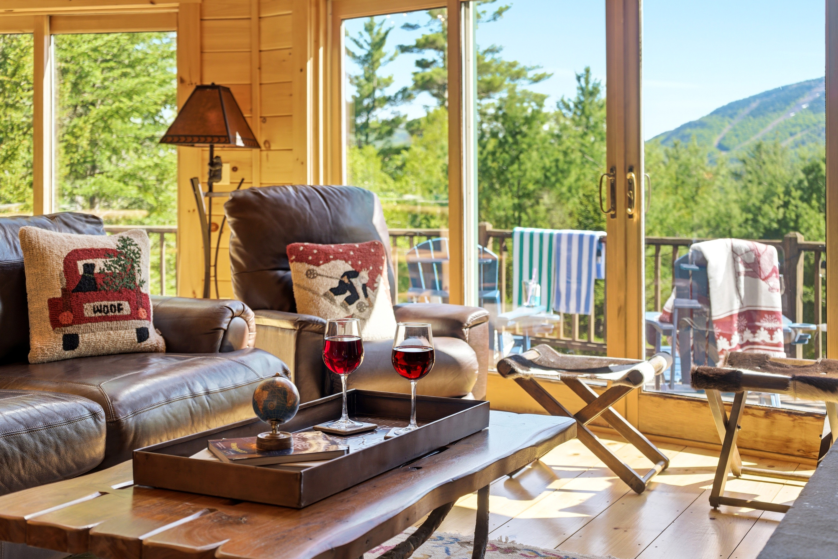 Sip your morning coffee while enjoying natural light and beautiful mountain vistas.