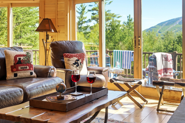 Sip your morning coffee while enjoying natural light and beautiful mountain vistas.