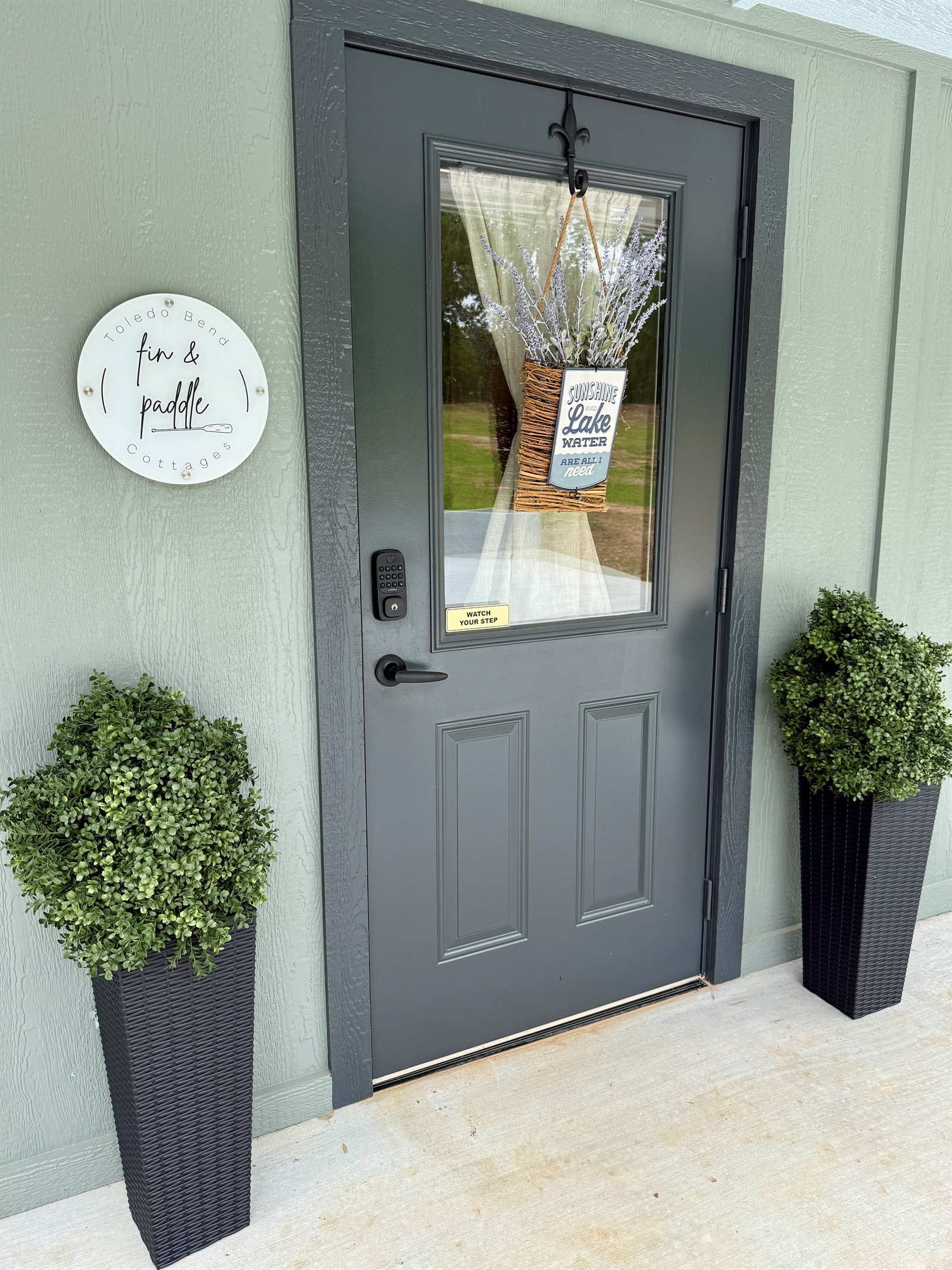 Easy access front door