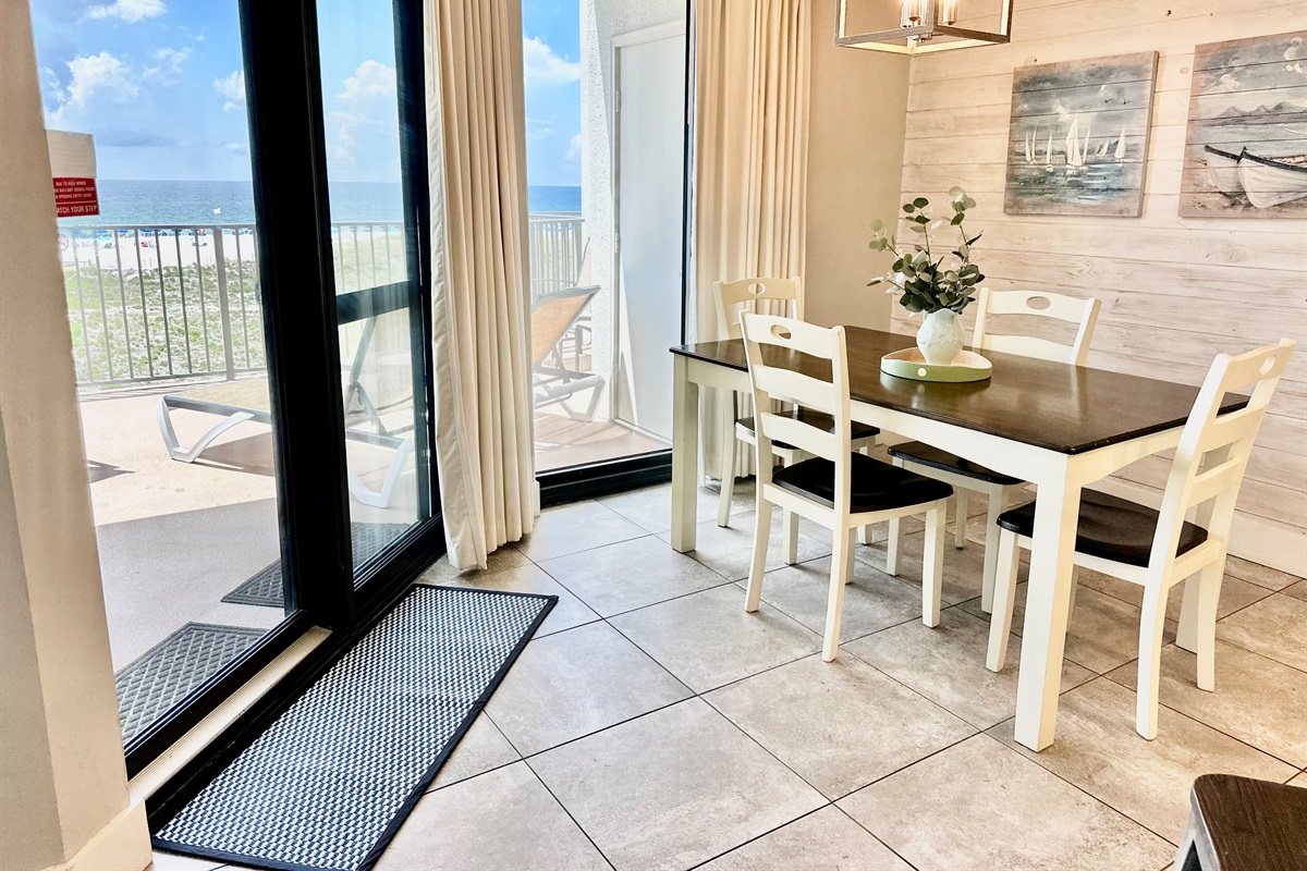 Here's a second sliding glass door leading to the balcony.