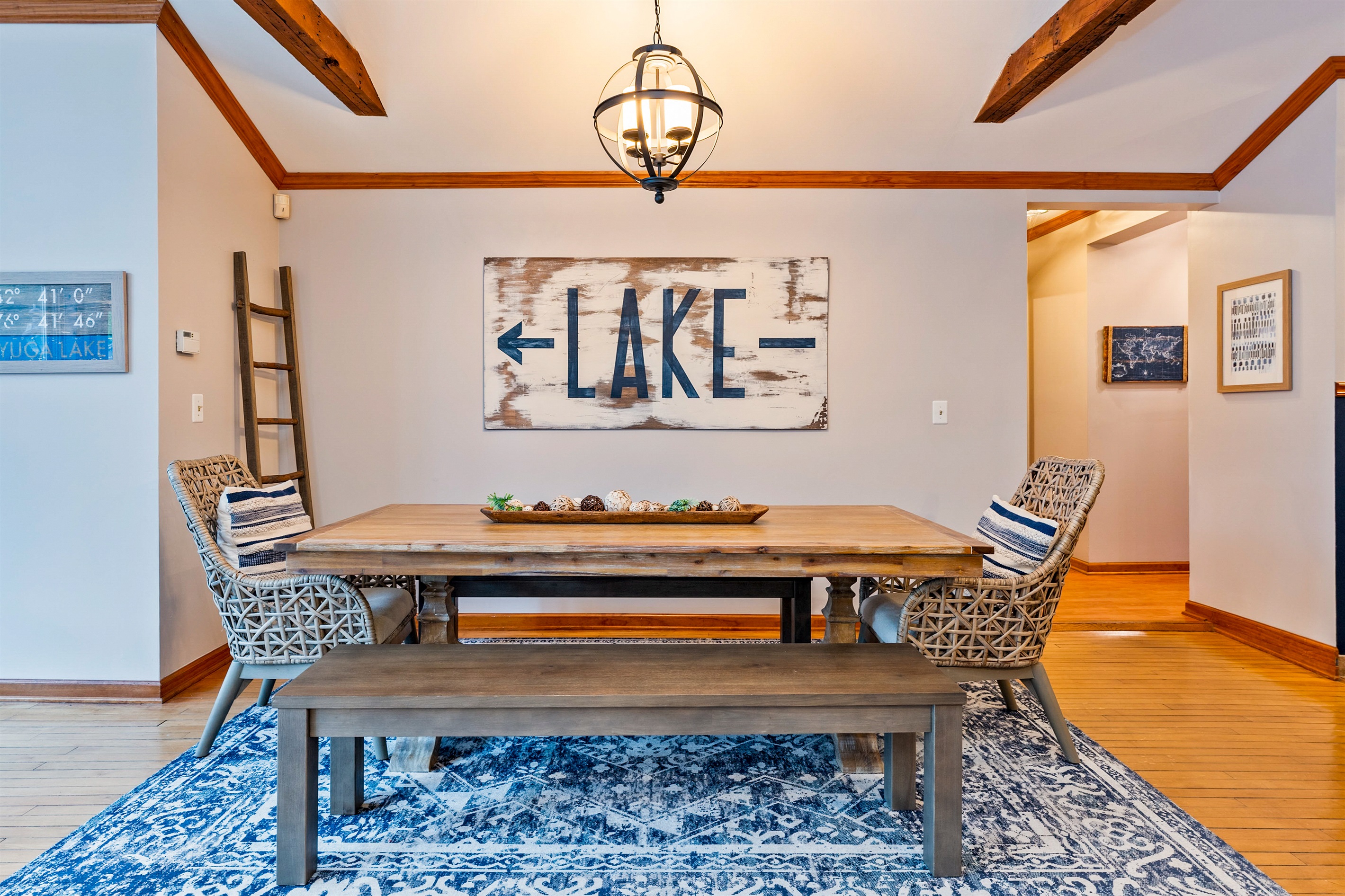 Rustic dining table that seats 6-8