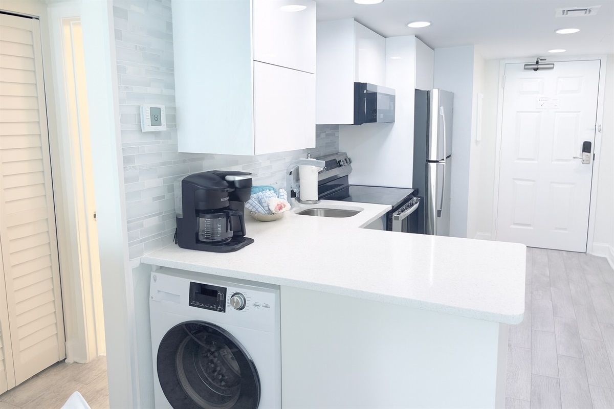 Laundry and Kitchen