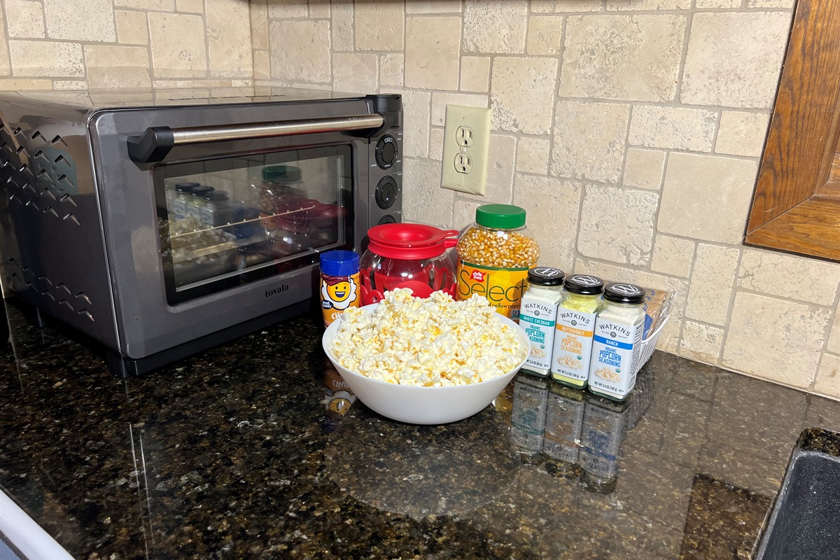 Popcorn Bar and Tovala Steam Oven