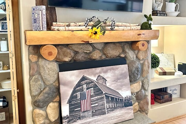 Fireplace not for guest use at this time, we appreciate your understanding! 