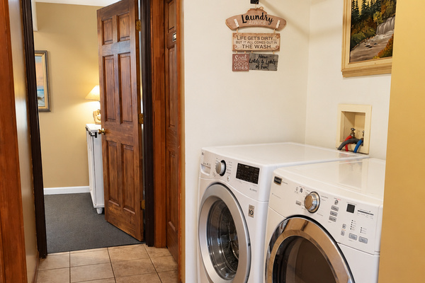 Laundry area