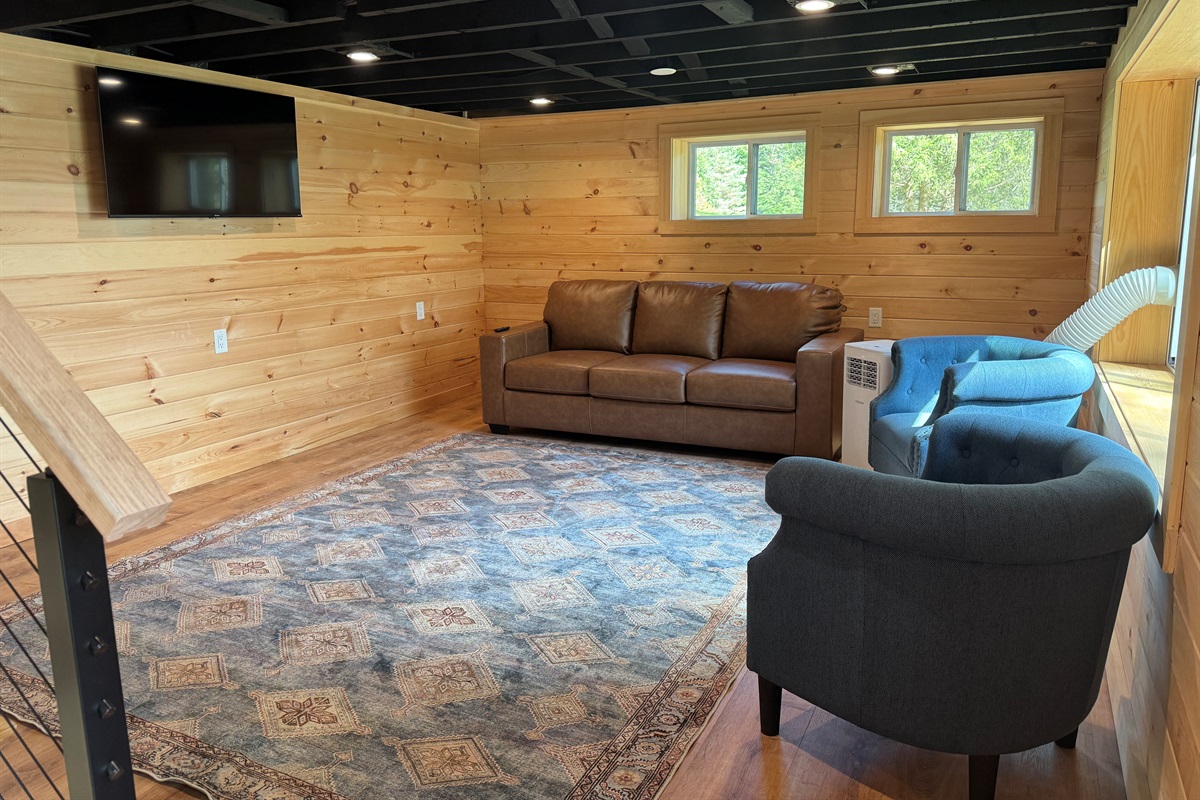 Lower level gameroom with SmartTV