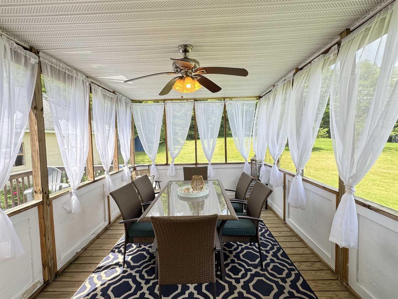 Bright & Airy sun porch ~ this is the place to be!