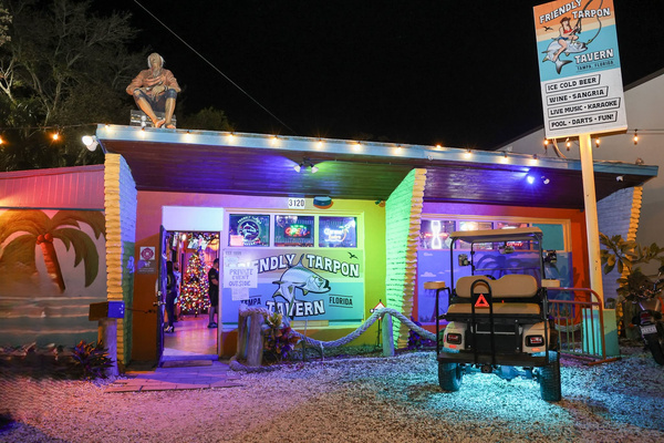 Friendly Tarpon Tavern 3 blocks