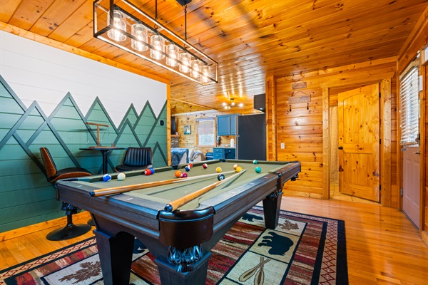 First floor full bathroom upon entry to the right