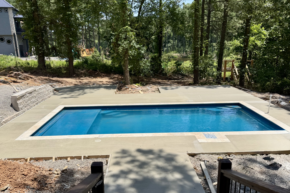 July 1st update: Our brand new private resort-style pool is almost ready. Final finishing touches are underway.