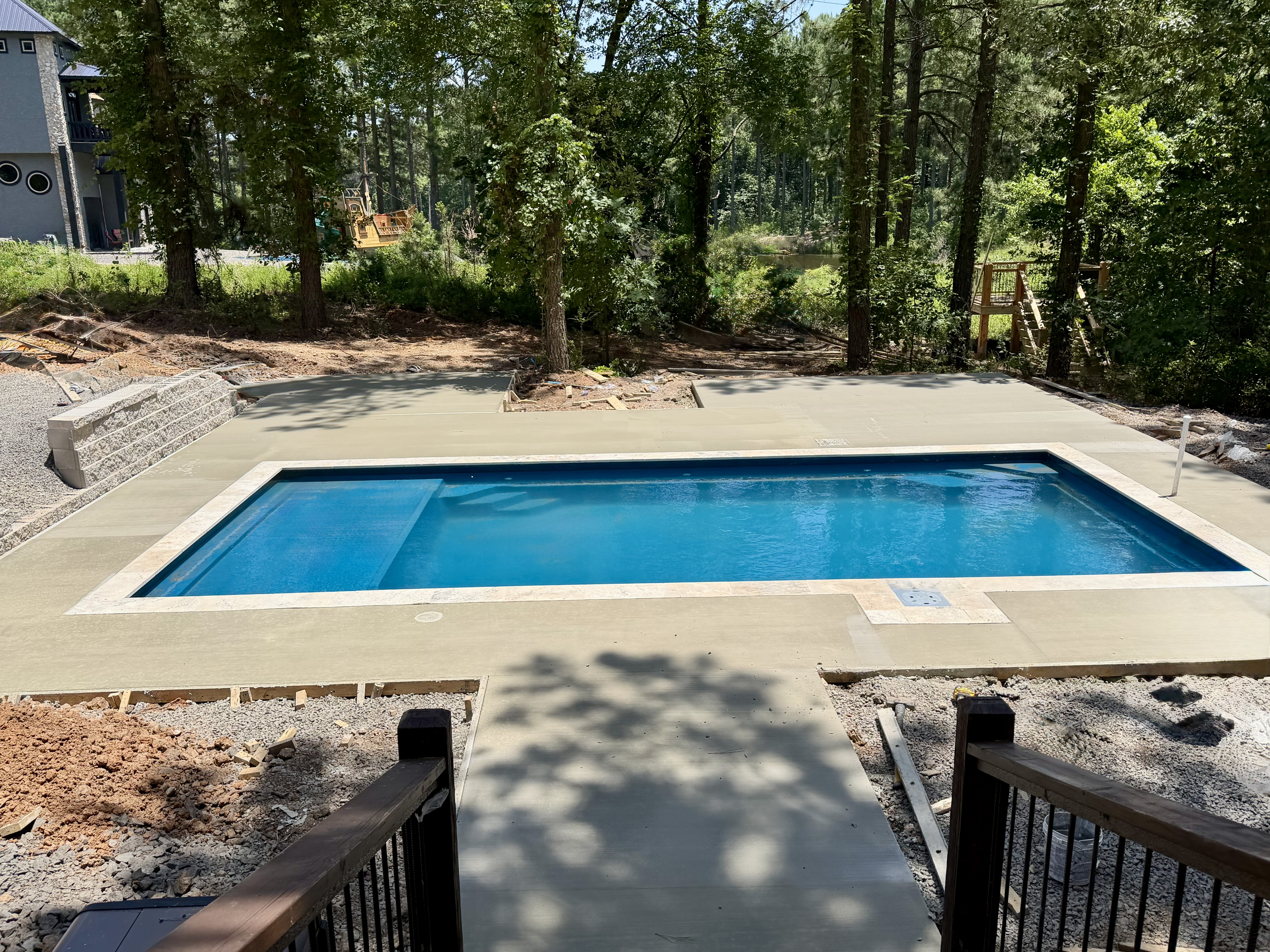 July 1st update: Our brand new private resort-style pool is almost ready. Final finishing touches are underway.