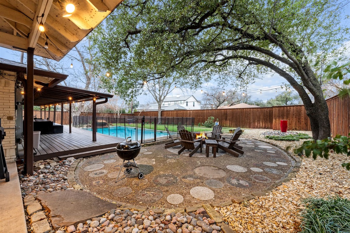 Tons of space for yard games, kids, and pets (with approval)—a true suburban retreat.