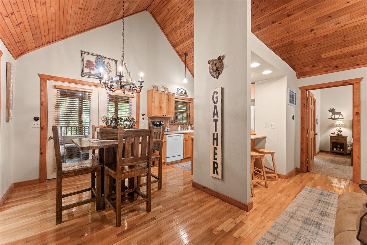 Dinning room and kitchen