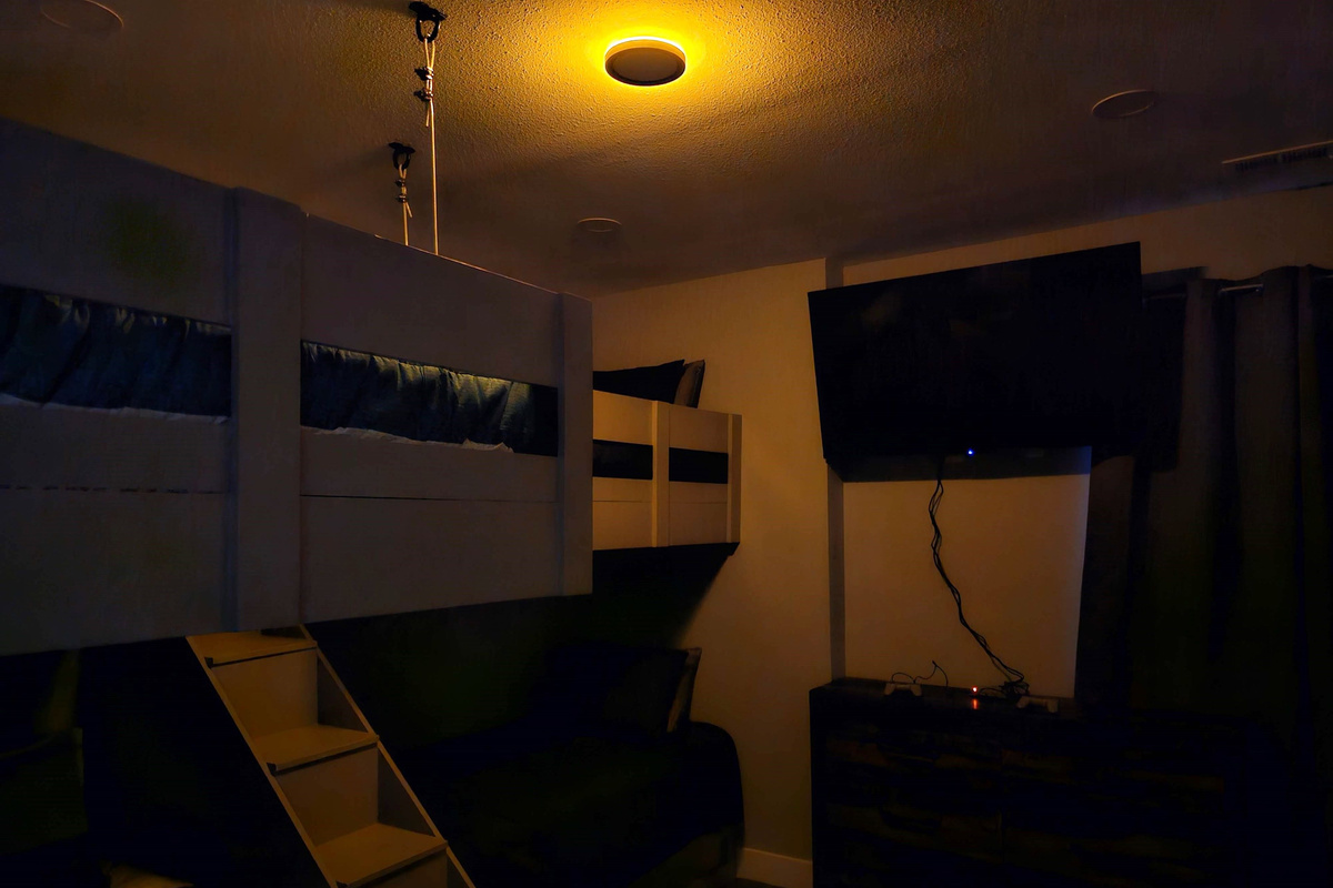 Dimmable nightlight for kids who prefer a little comfort after lights out.